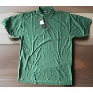 River's End Golf Polo Men’s Medium Hunter Green‎ Short Sleeve Shirt UPF Moisture